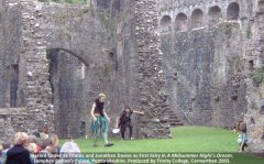 Gerard Cooke. Titania. A Midsummer Night's Dream. Trinity College, Carmarthen. Lamphey Bishop's Palace.