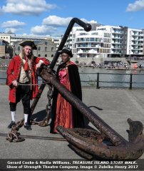 Gerard Cooke & Nadia Williams - TREASURE ISLAND STORY WALK © Zuleika Henry 2017